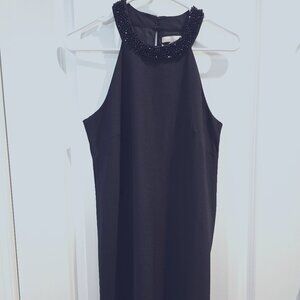 Women's Banana Republic dress, size 2 - Black with Beaded neckline